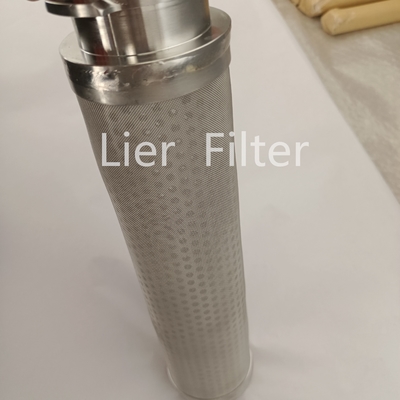 Wiederverwendbare Porosität Kupferdraht-Mesh Filter Elements 15%-45%
