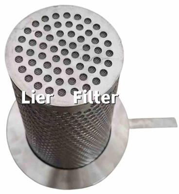 spezielles geformtes perforiertes Metall gesintertes 316L Filterelement 50um-200um nicht verrostend