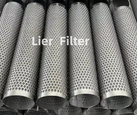 Sintermetall-Mesh Filter With Perforated Anti-Korrosion AISI304 AISI316L