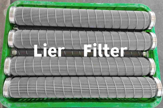 Hohe Leistungsfähigkeit 0.3um-180um faltete Filterelement-Edelstahl-Draht Mesh Filter