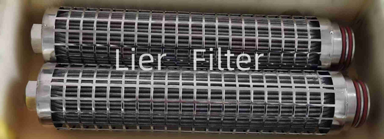 Gefalteter Filter der Korrosionsbeständigkeits-15um Edelstahl in der synthetischen Faser