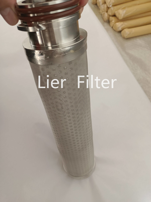 Wiederverwendbare Porosität Kupferdraht-Mesh Filter Elements 15%-45%