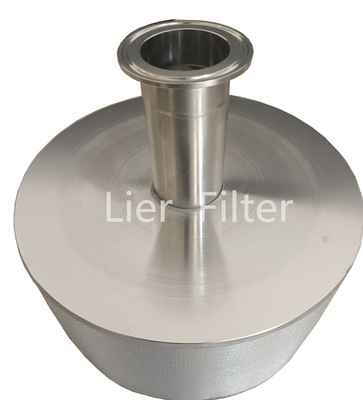 Kegel-Form-Filter der hohen Temperatur für die ätzende Flüssigkeit benutzt mit längerer Service-Spanne