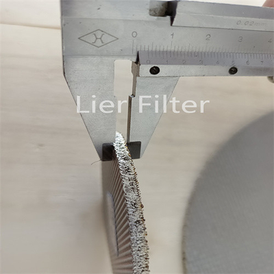 2-10 gesintertes Filter-industrielles rundes Metall Mesh Filter der Schicht-SS316 Edelstahl