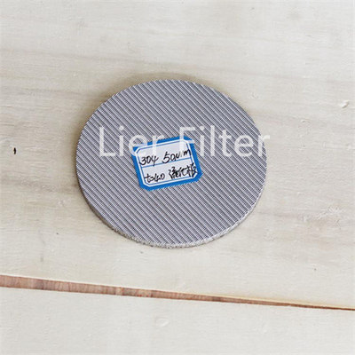 1-300 Mikrometer-Edelstahl-Mesh Filter Reusable Sintered Mesh-Filter