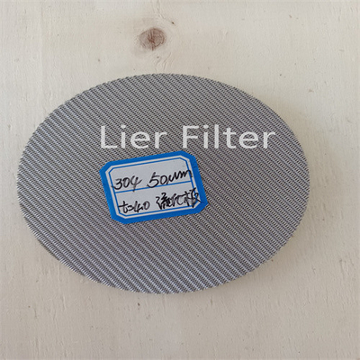1-300 Mikrometer-Edelstahl-Mesh Filter Reusable Sintered Mesh-Filter