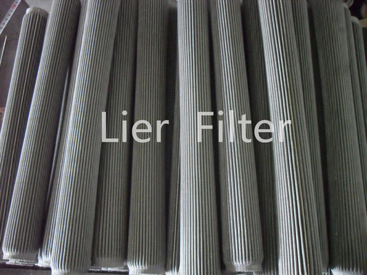 Gesintertes Filterelement Metalldrahtgewebe-Mesh Pleated Filter Element Metals Faser